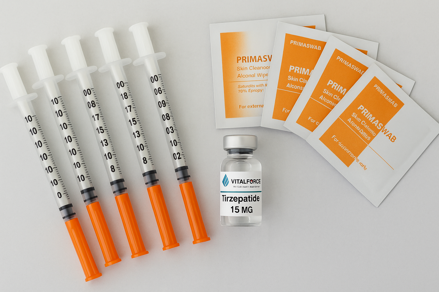 Tirzepatide 15mg Research Peptide Kit